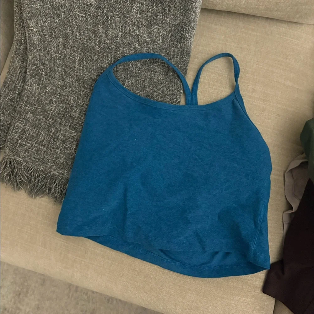 Beyond Yoga Blue Tank Top - Picture 1 of 3